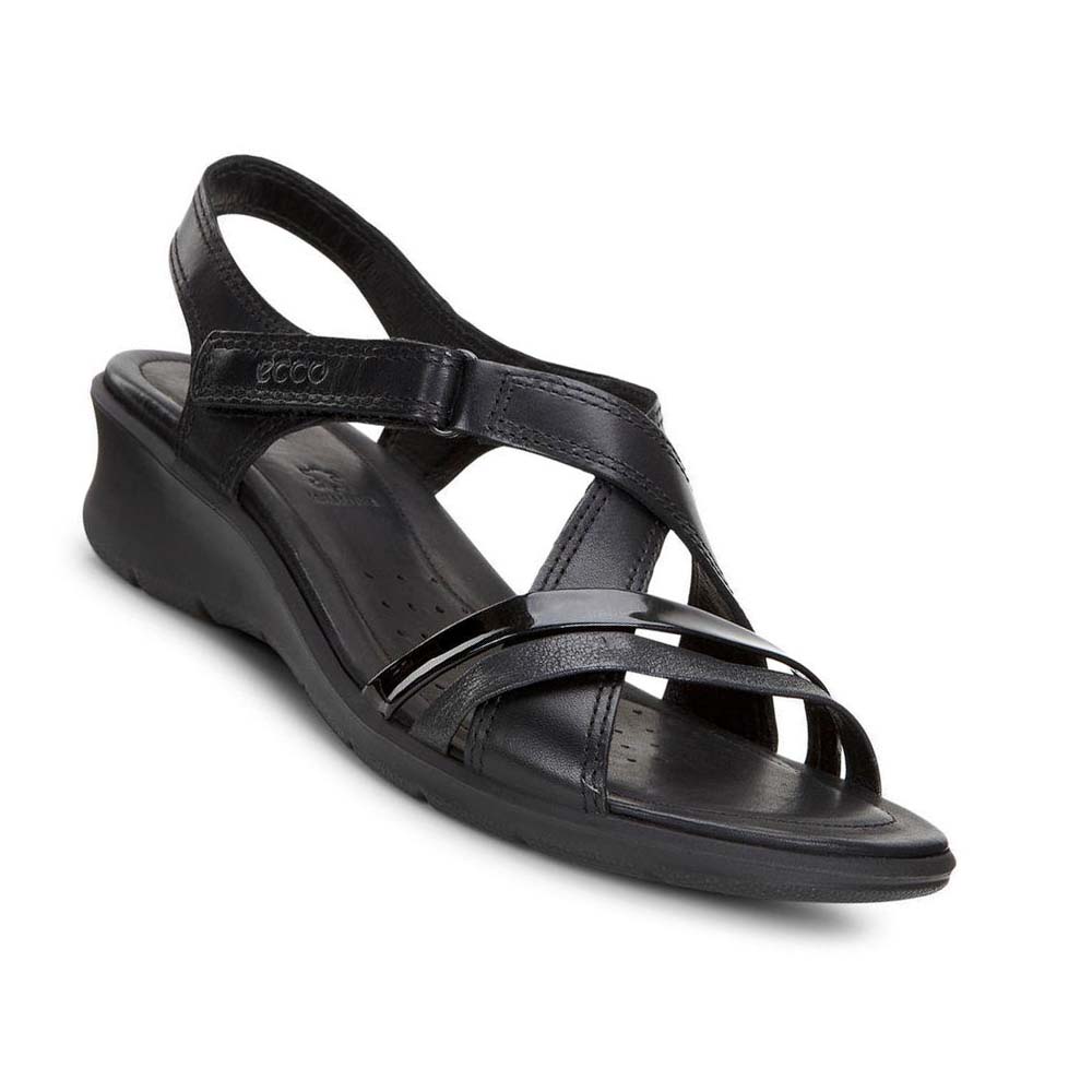 Women's Ecco Felicia Sandals Black | Canada 173CTV